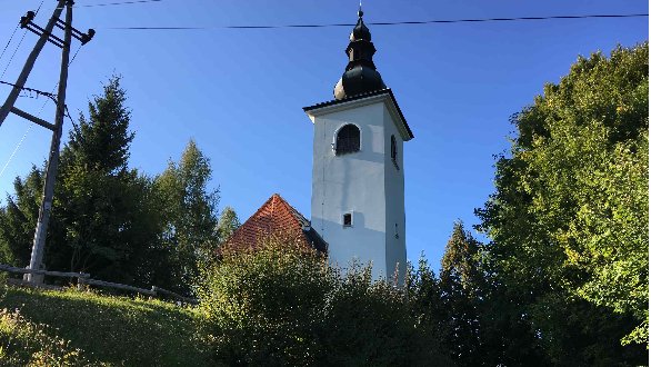 Cerkev na Planici nad Kranjem.